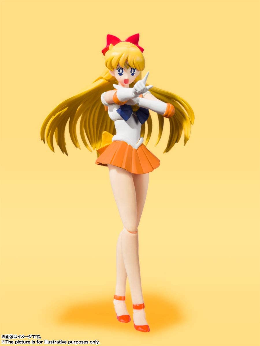 Sailor Venus Animation Color Edition Pretty Guardian Sailor Moon Bandai Tamashi Nations S.H. Figuarts - Fundom