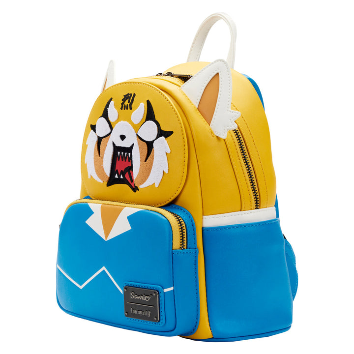 Loungefly Sanrio Aggretsuko Two-Face Cosplay Mini Backpack