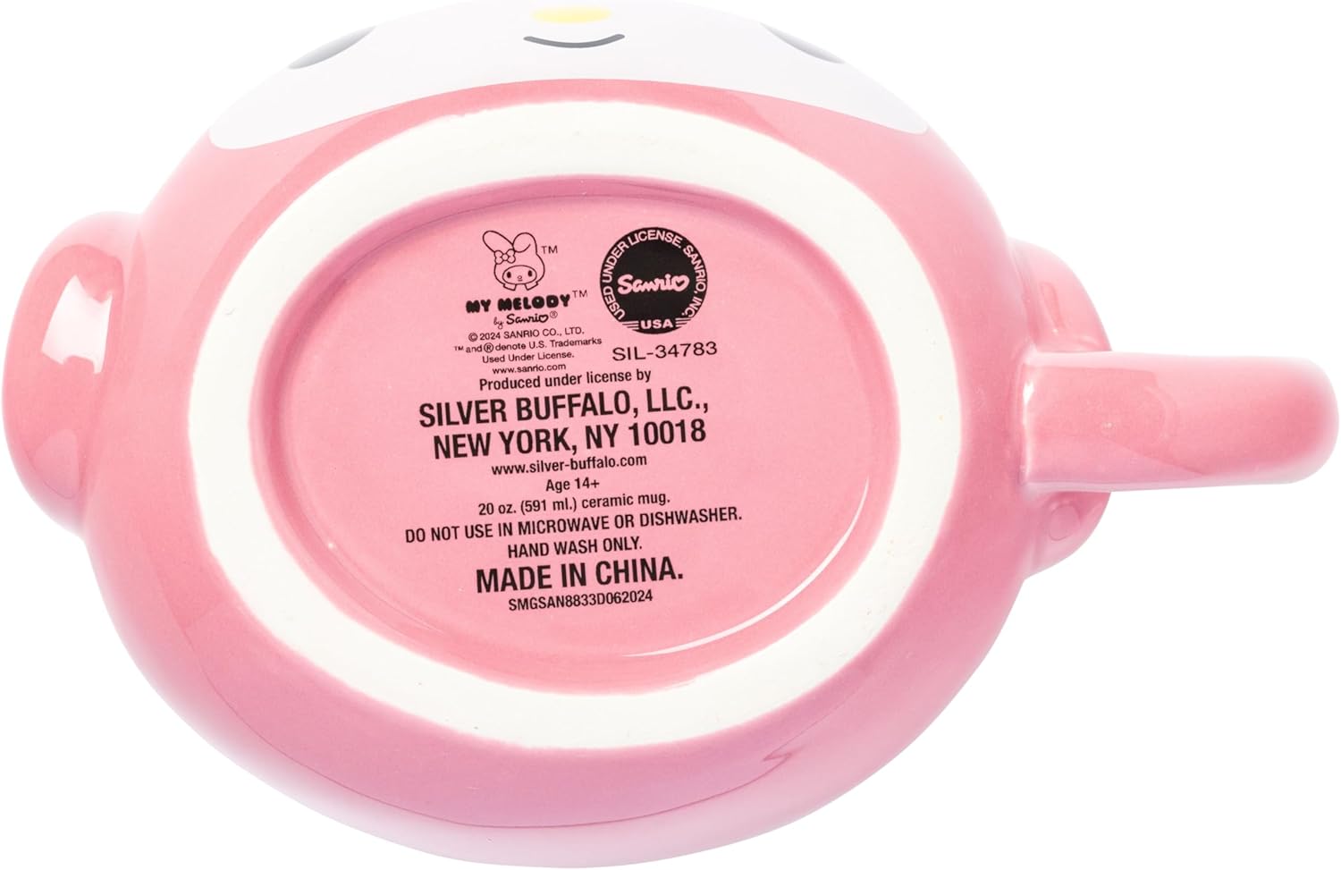 Sanrio Hello Kitty and Friends My Melody Ceramic 3D Sculpted Mug - Thumbnail 2