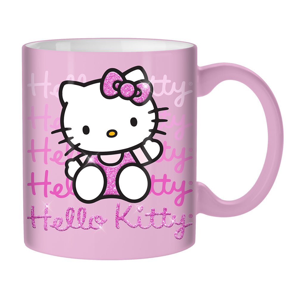 Sanrio Hello Kitty Gradient Glitter 20 Ounces Ceramic Mug - Fundom