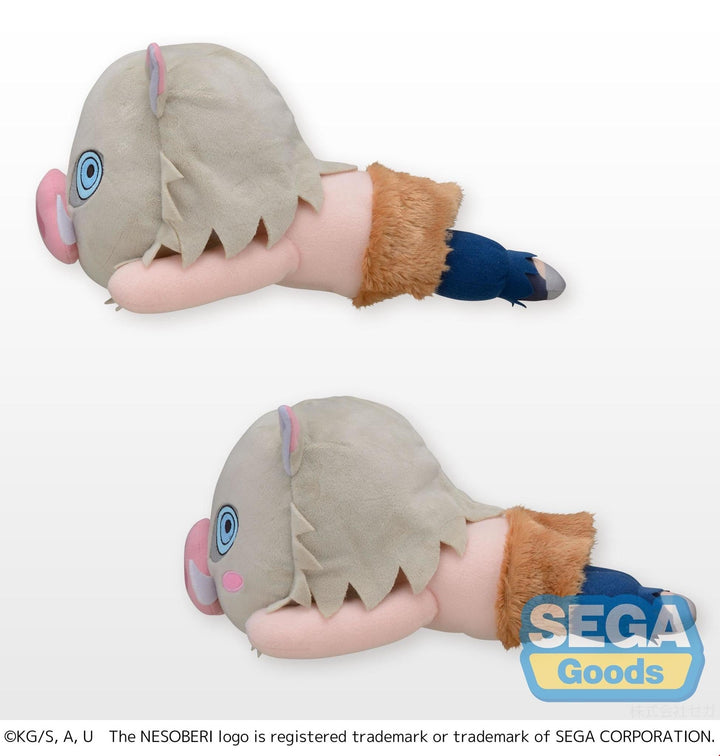 SEGA Demon Slayer Kimetsu no Yaiba Blushing Hashibira Inosuke Lay - Down Plush 15" - Fundom