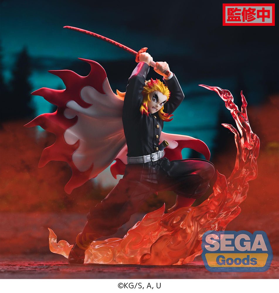 SEGA Demon Slayer: Kimetsu no Yaiba Kyojuro Rengoku Xross Link Anime Figure - Fundom