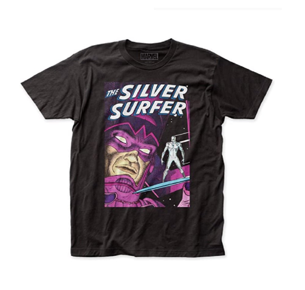 Silver Surfer And Galactus Parable Marvel Comics Adult T Shirt - Fundom