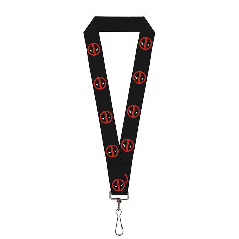 Marvel Deadpool Logo Lanyard Neck Strap Id Holder