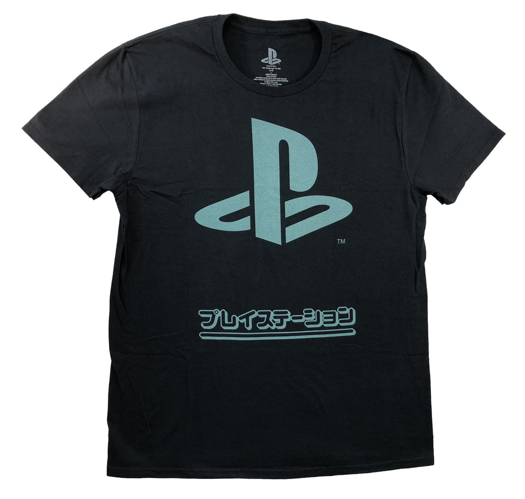 Sony Playstation Japanese Logo Adult T-Shirt - Fundom