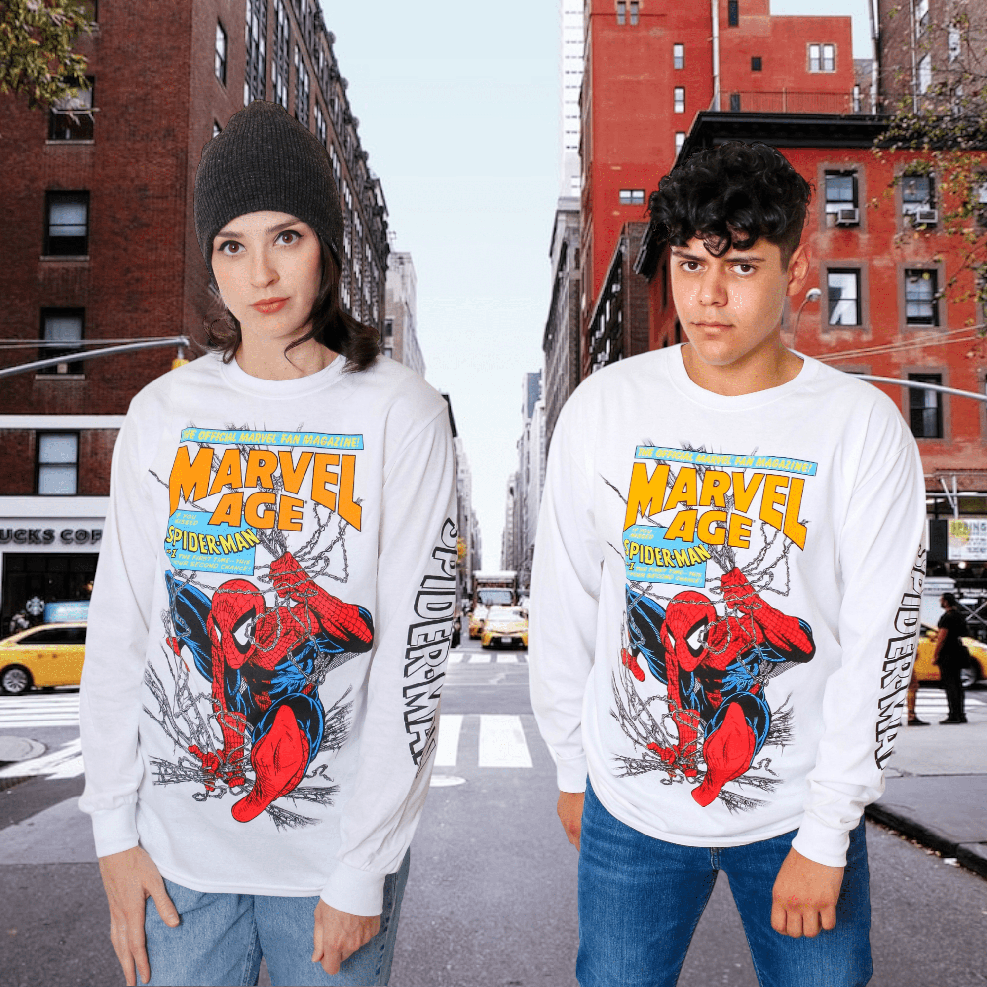 Spider - Man 90's Marvel Age Marvel Adult Long Sleeve T Shirt - Fundom