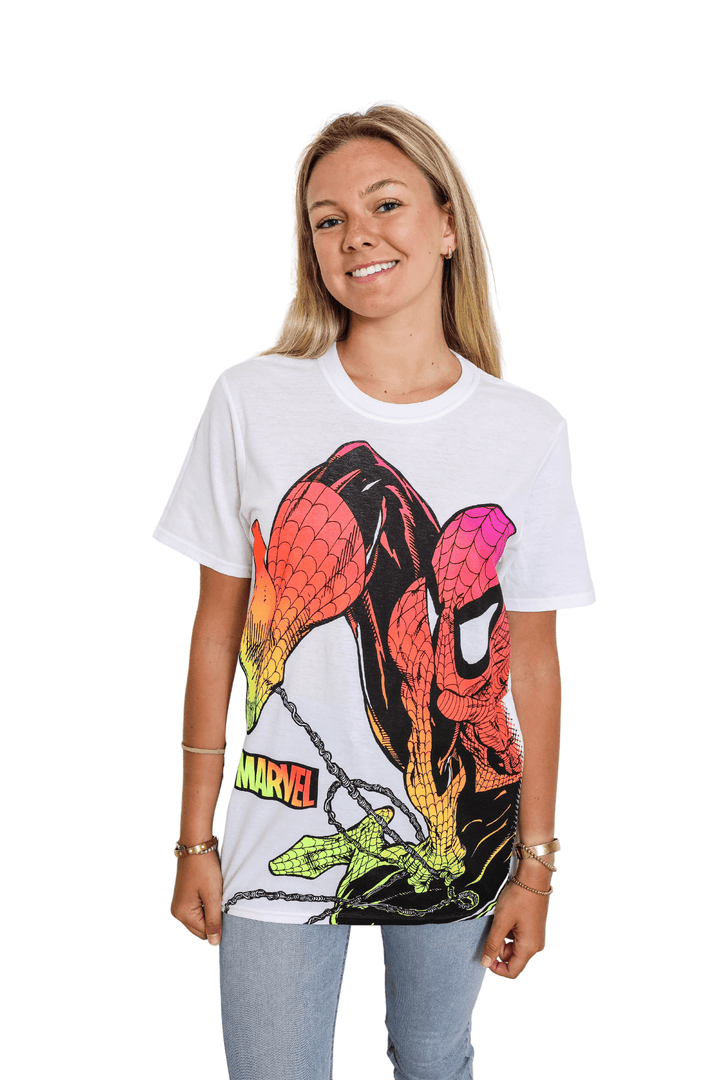 Spider - Man Chromatic Marvel Adult T-Shirt - Fundom