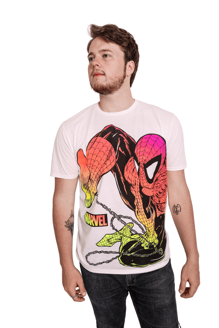 Spider - Man Chromatic Marvel Adult T-Shirt - Fundom