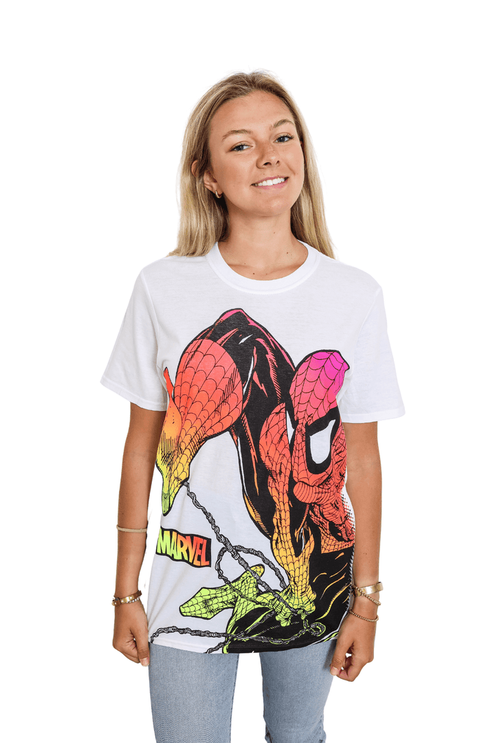Spider - Man Chromatic Marvel Adult T-Shirt - Fundom