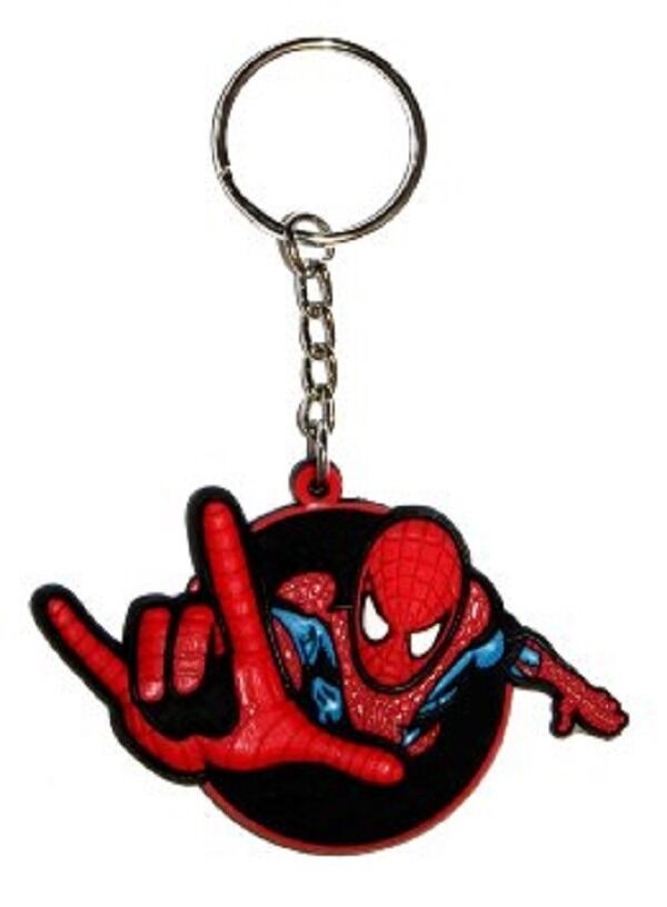 Spider - Man Marvel Comics Rubber Key Chain - Fundom