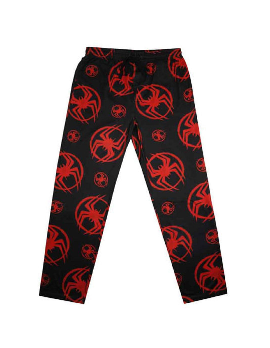 Spider - Man Miles Morales Symbol Marvel Adult Unisex Pajama Sleep Pants - Fundom