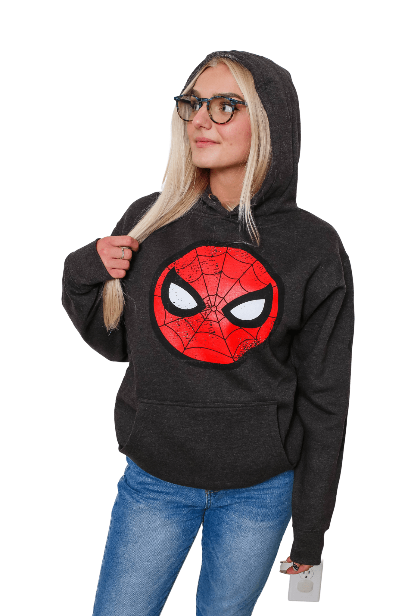 Spider - Man Spidey Web Symbol Marvel Pullover Hoodie - Fundom