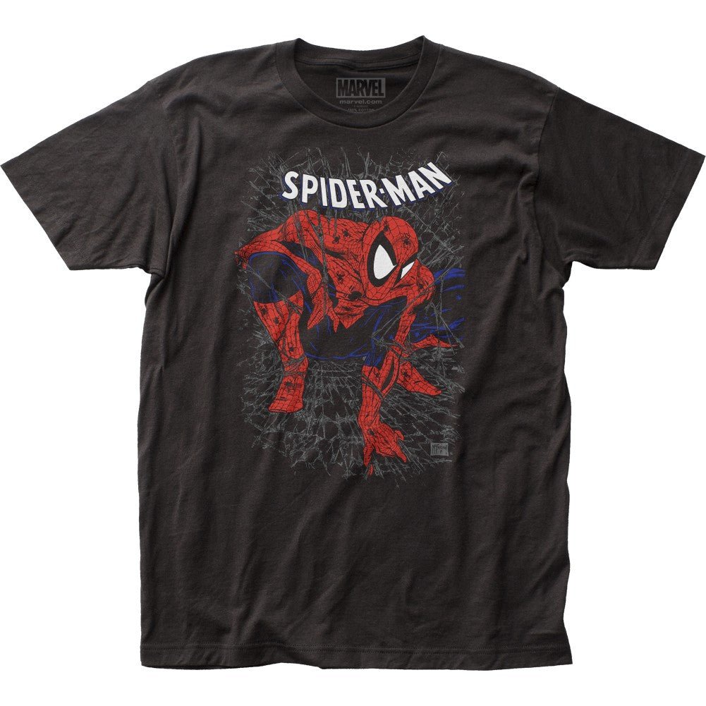 Spider - Man Tangled Web Marvel Adult T-Shirt - Fundom