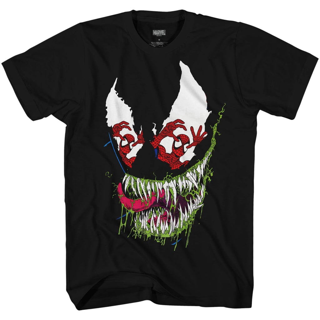Spider - Man Venom Reflections Erik Larsen Marvel Adult T Shirt - Fundom