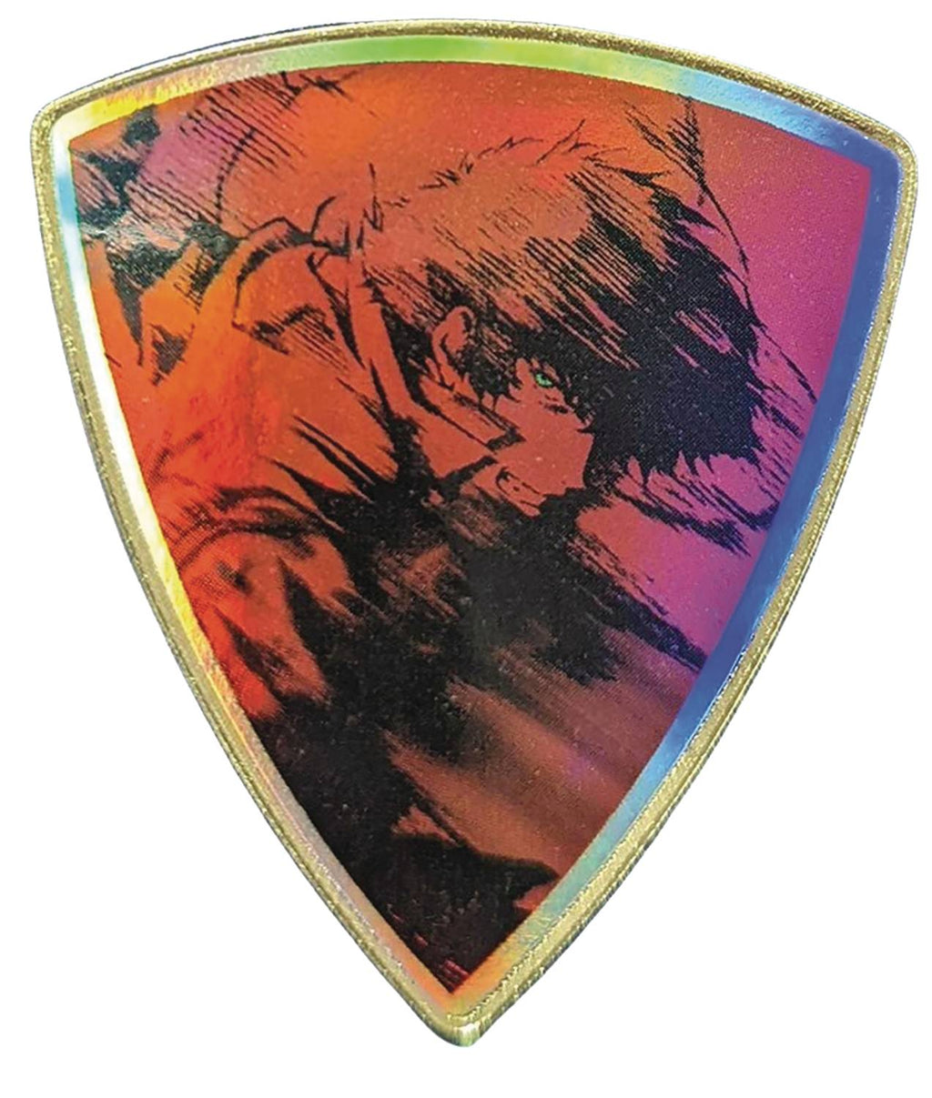 Spike Spiegel - Foil Shield Series - Cowboy Bebop Pin Zen Monkey Studios - Fundom