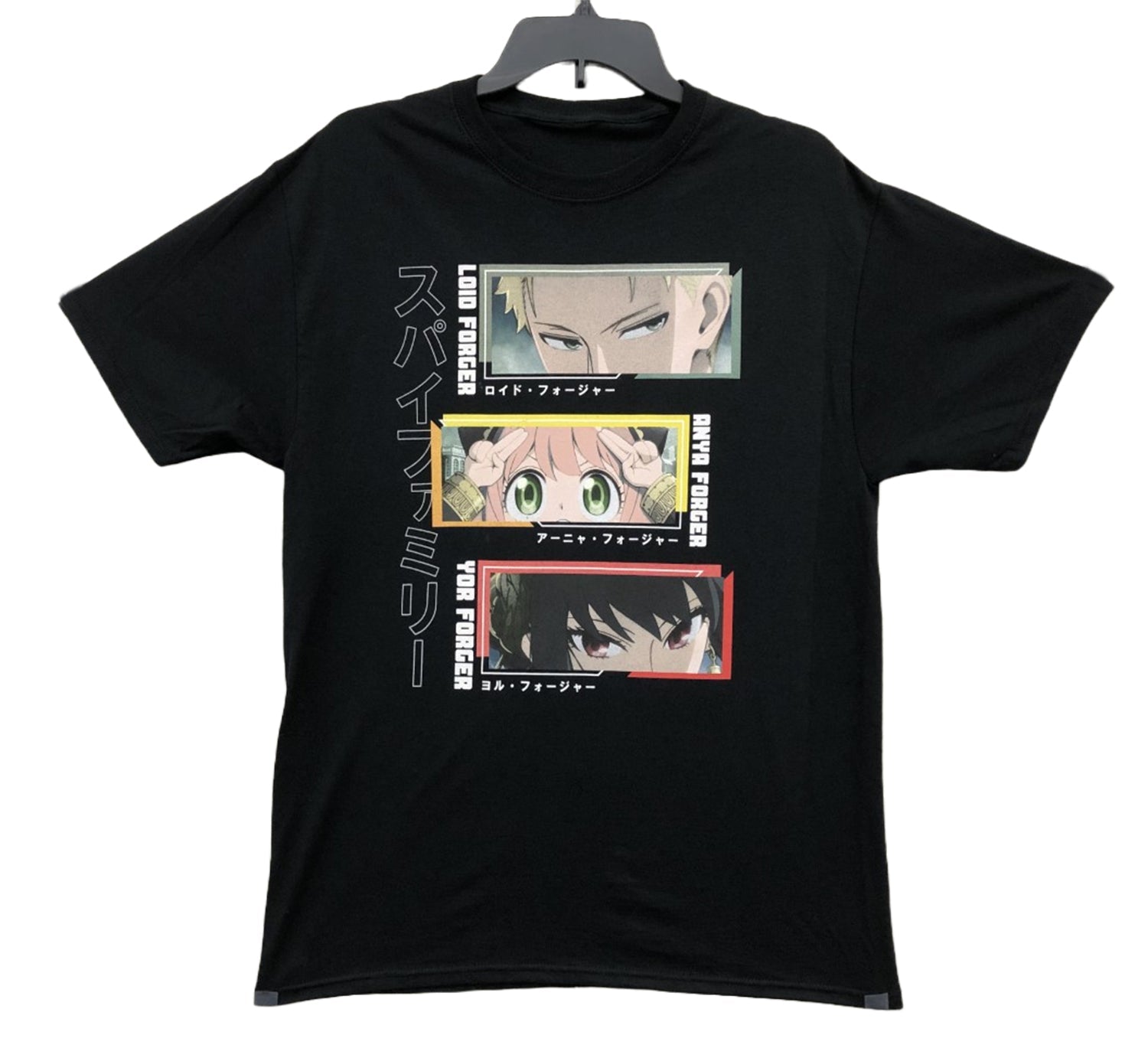 Spy X Family - Forger Family Eyes Frame Adult Men T-Shirt - Fundom