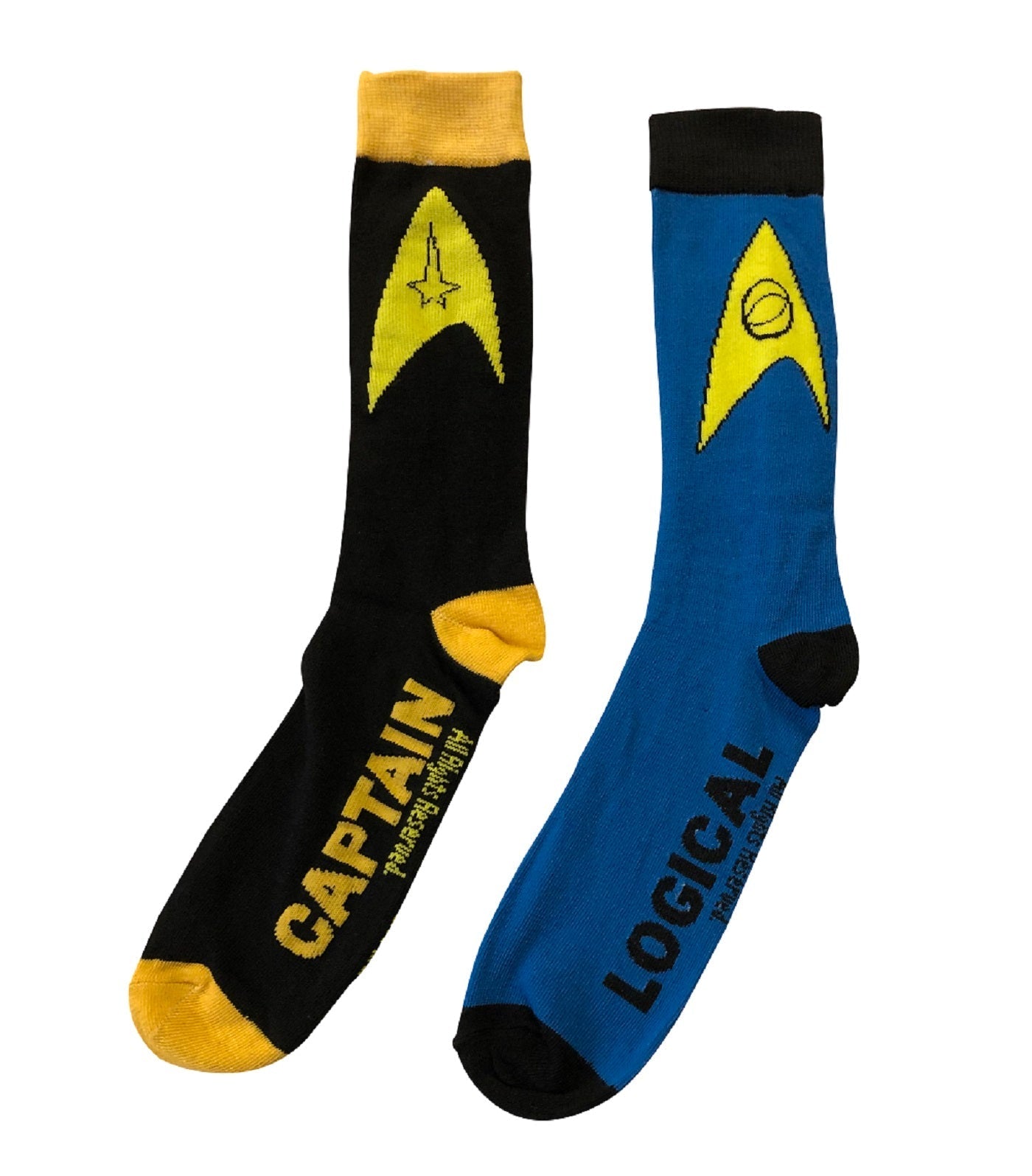 Star Trek Logical Captain 2 - Pack Crew Socks - Fundom