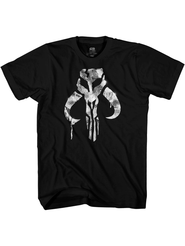 Star Wars Boba Fett Mandalorian Symbol Officially Licensed Adult T Shirt - Fundom