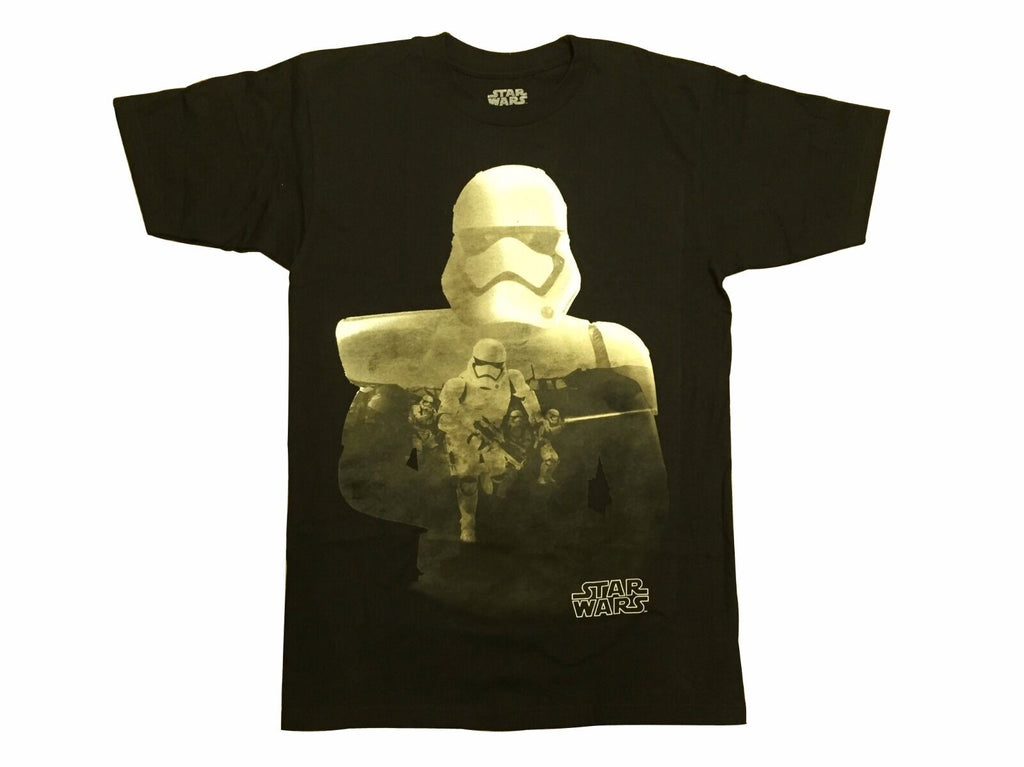 Star Wars Force Awakens Trooper Silhouette Adult T-Shirt - Fundom