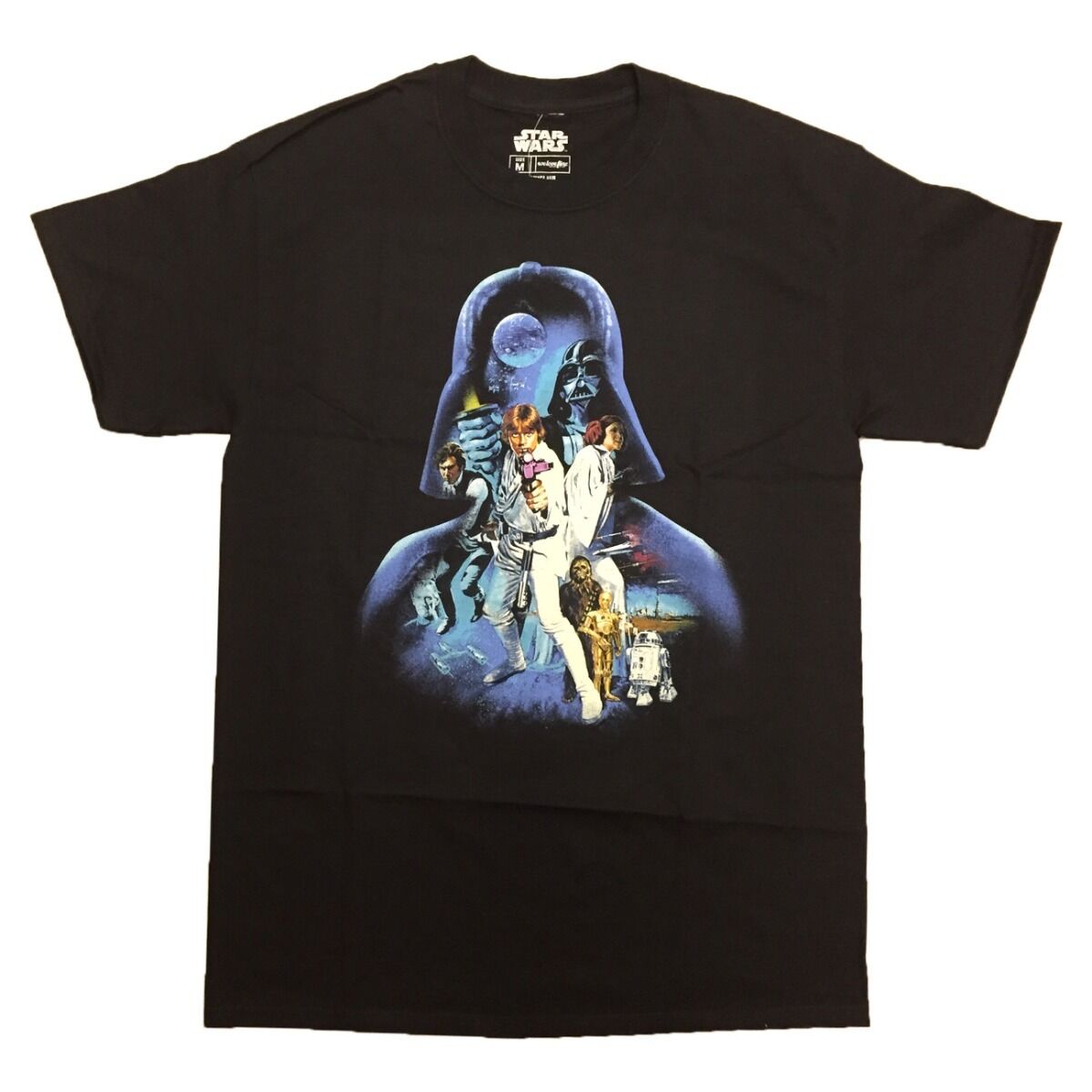 Star Wars Movie Poster Vader Original Fill Adult T-Shirt - Fundom