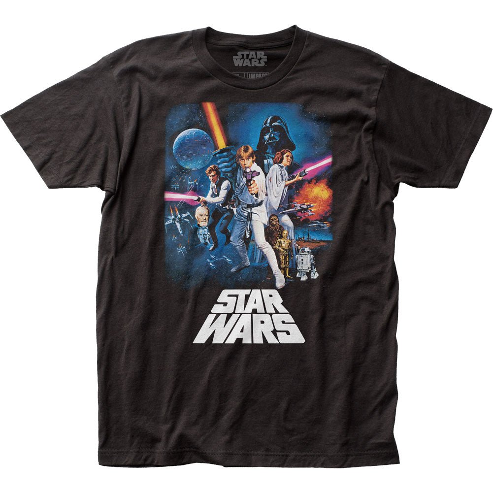 Star Wars New Hope Poster Adult T Shirt - Fundom