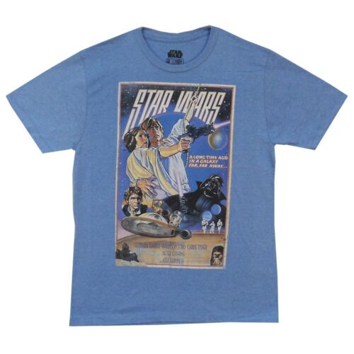 Star Wars Poster In A Galaxy Far Far Away Vader Luke Adult T-Shirt - Fundom