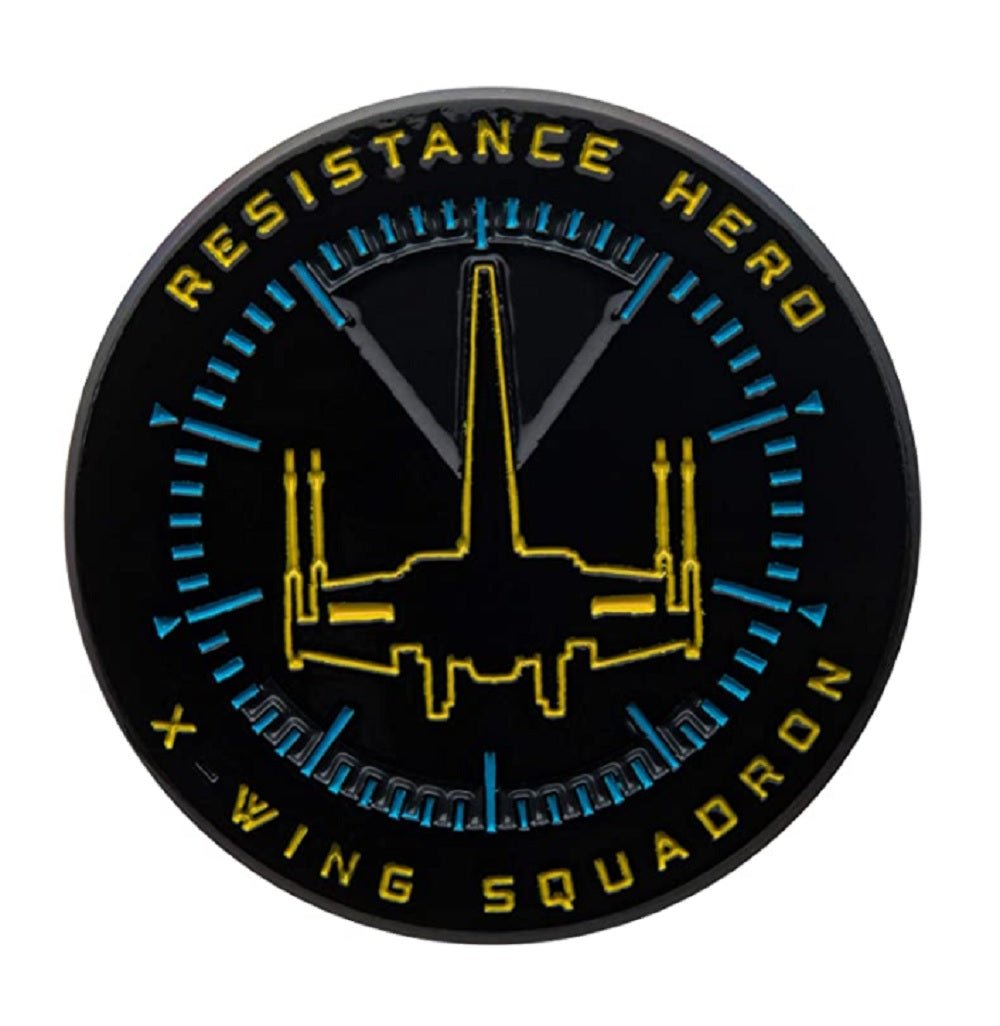 Star Wars Resistance Hero X - Wing Squadron Glow - in - the - Dark Lapel Pin - Fundom