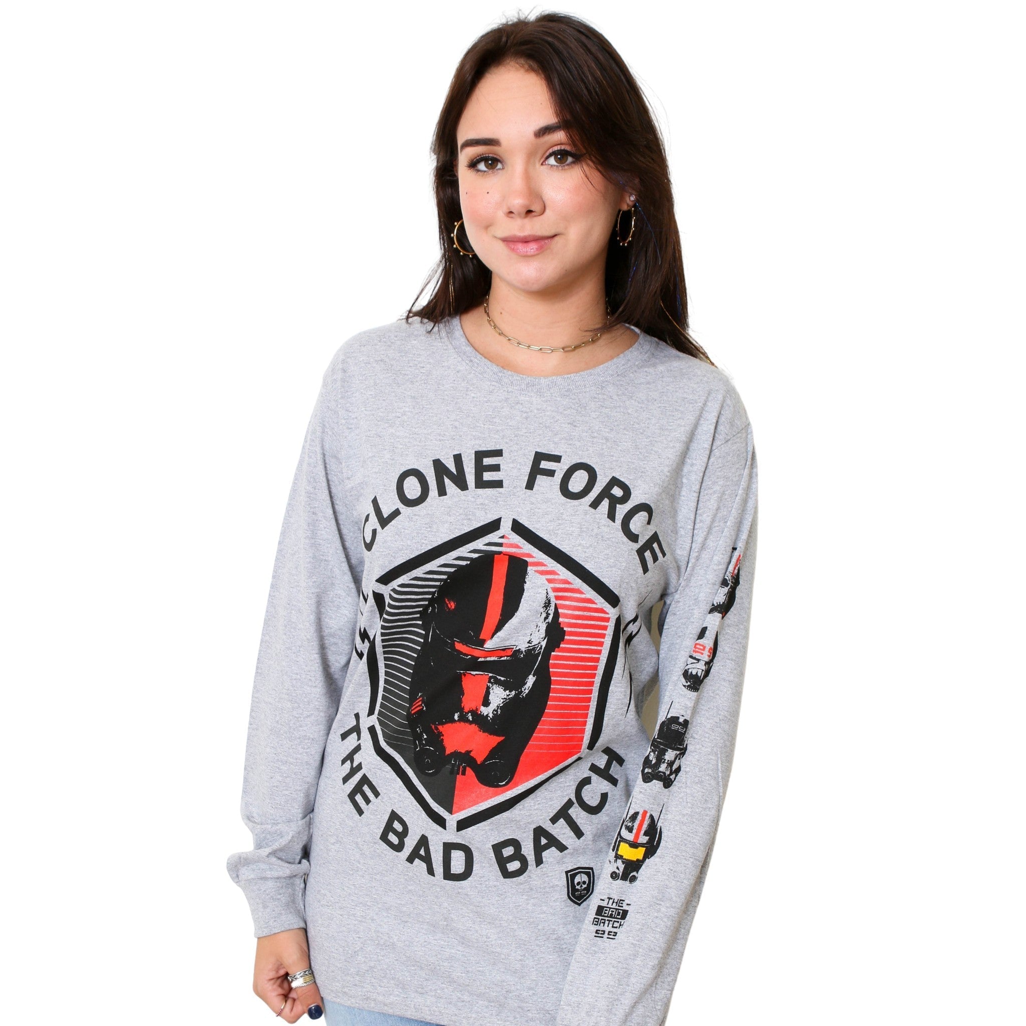 Star Wars The Bad Batch Helmets Adult Long Sleeve T-Shirt - Fundom