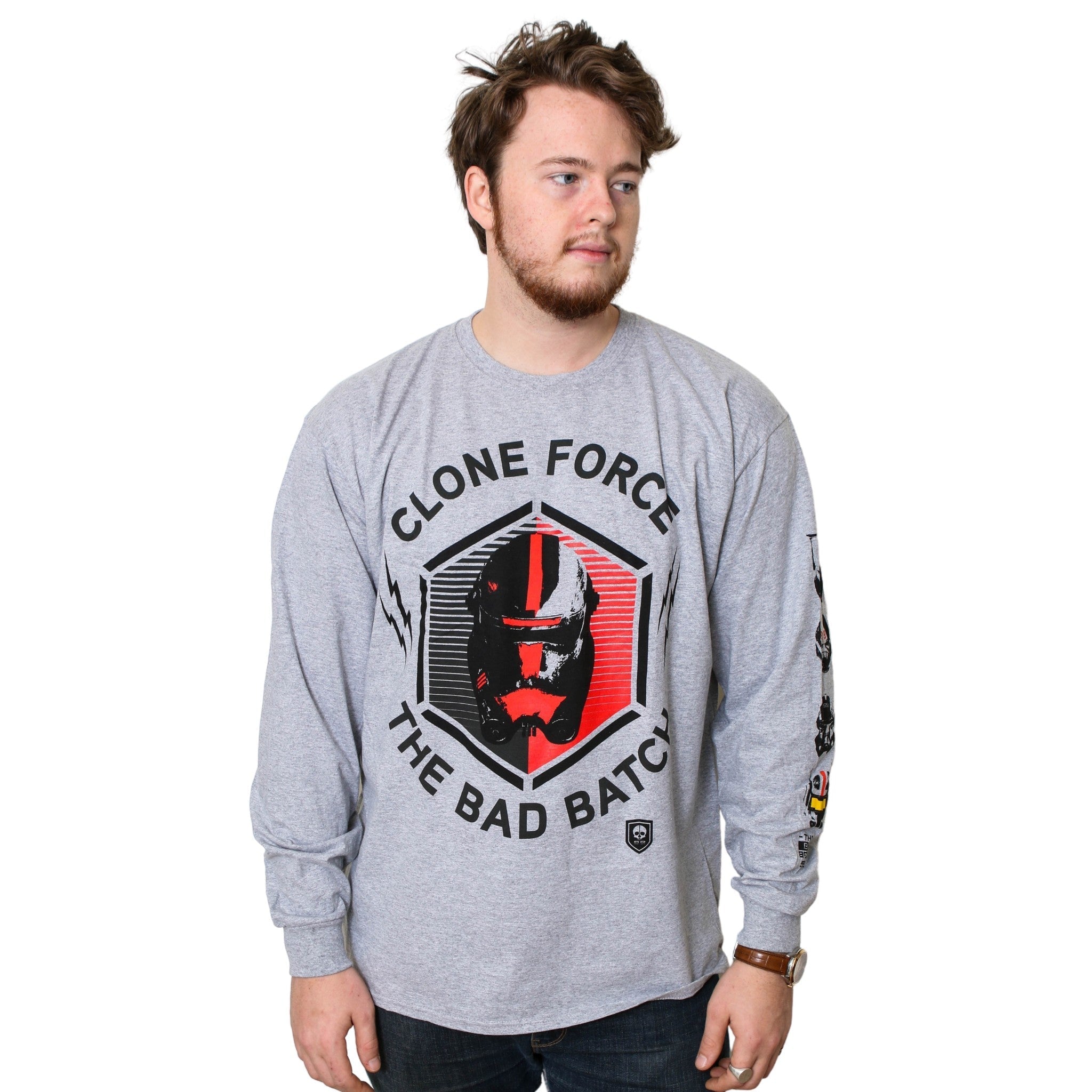 Star Wars The Bad Batch Helmets Adult Long Sleeve T-Shirt - Fundom