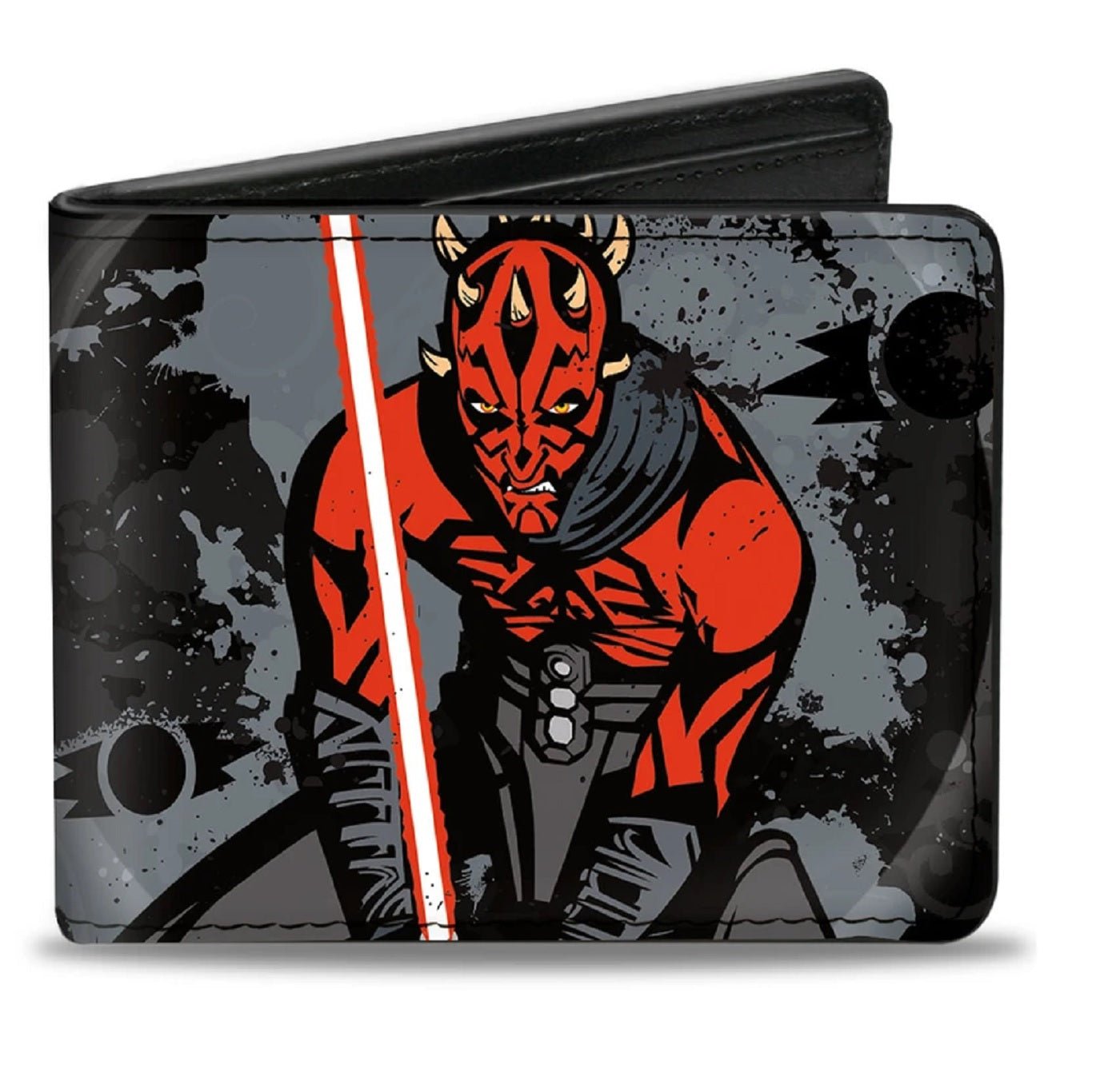 Star Wars The Clone Wars Darth Maul Pose Splatter Bifold Wallet - Fundom