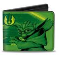 Star Wars The Clone Wars Yoda Jedi Master Action Pose Bifold Wallet - Fundom