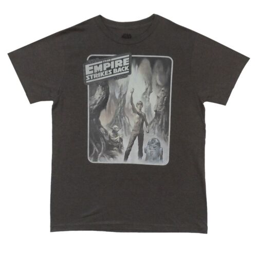 Star Wars The Empire Strikes Back Poster Yoda Luke Adult T-Shirt - Fundom