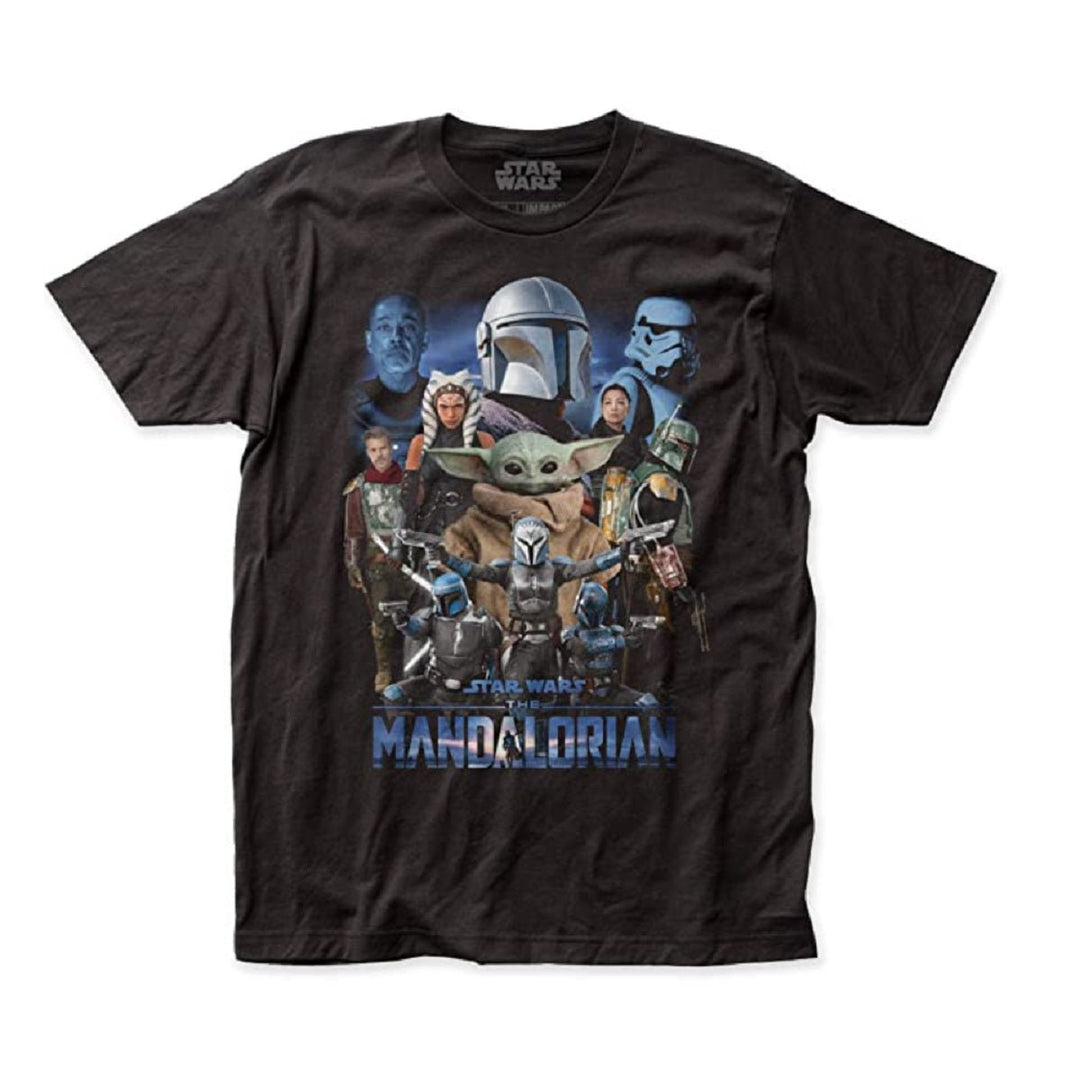 Star Wars The Mandalorian Mando Collage Adult T Shirt - Fundom