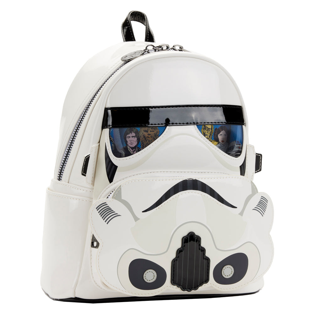 Star Wars Stormtrooper Lenticular Cosplay Mini Backpack Double Strap Shoulder Bag Purse