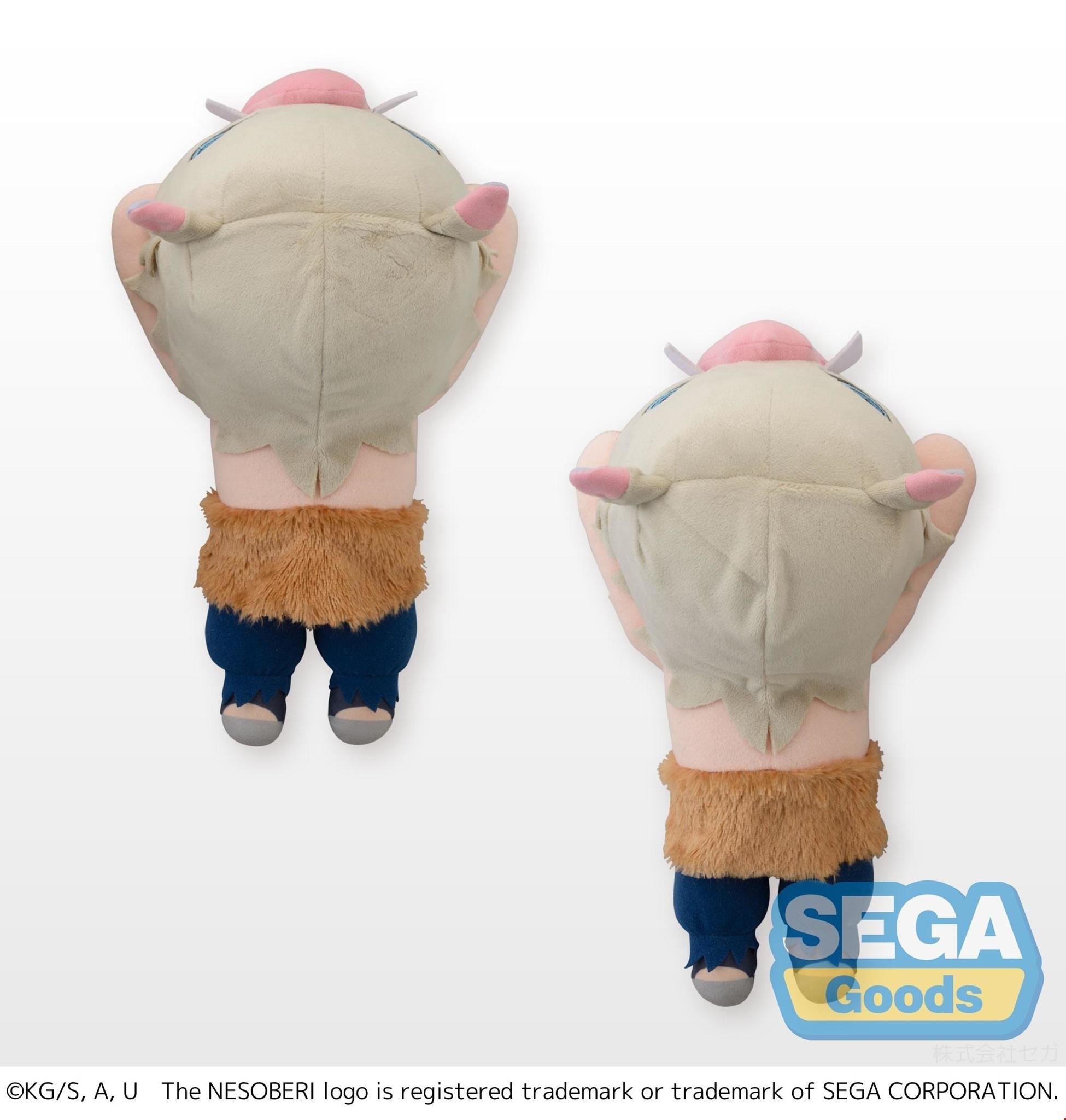 SEGA Demon Slayer Kimetsu no Yaiba Hashibira Inosuke Lay-Down Plush 15"