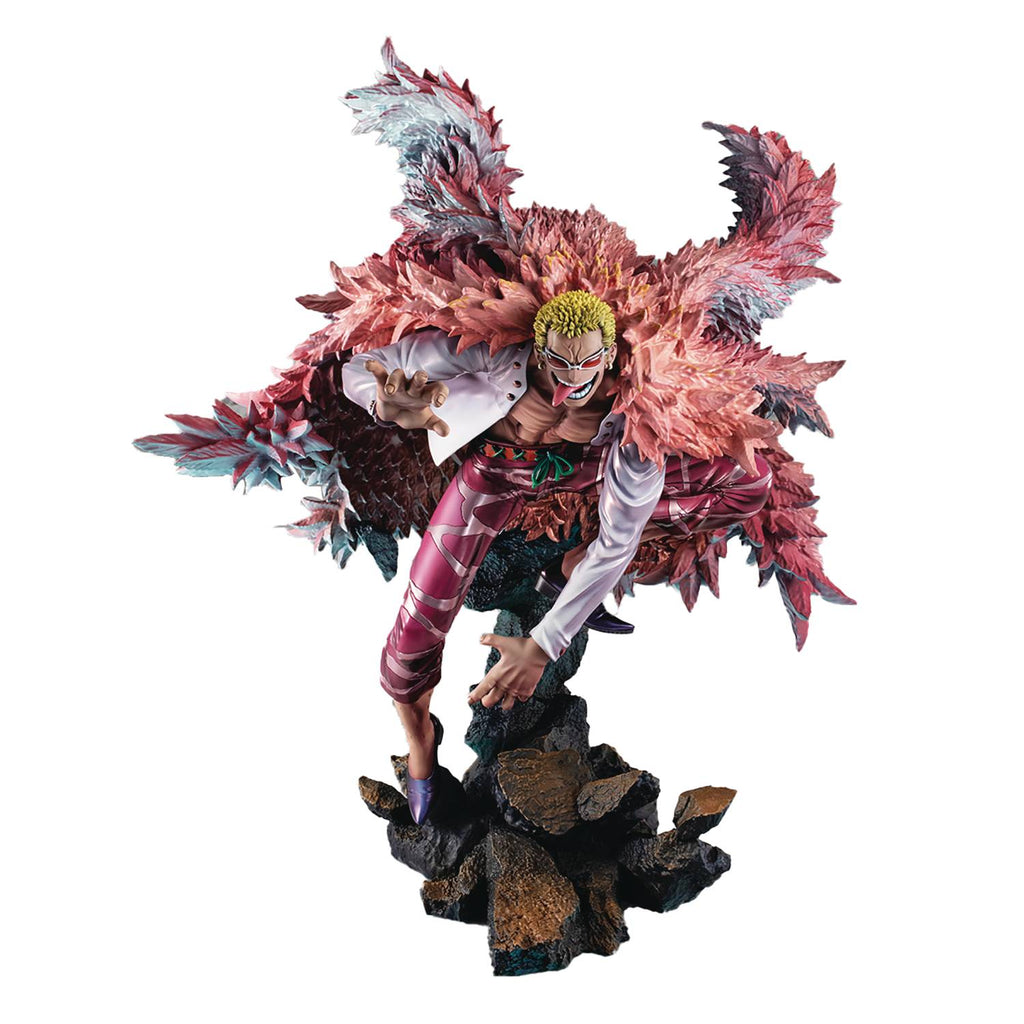 MegaHouse - One Piece - Donquixote Doflamingo Heavenly Demon - Portrait.Of.Pirates SA-MAXIMUM Figure