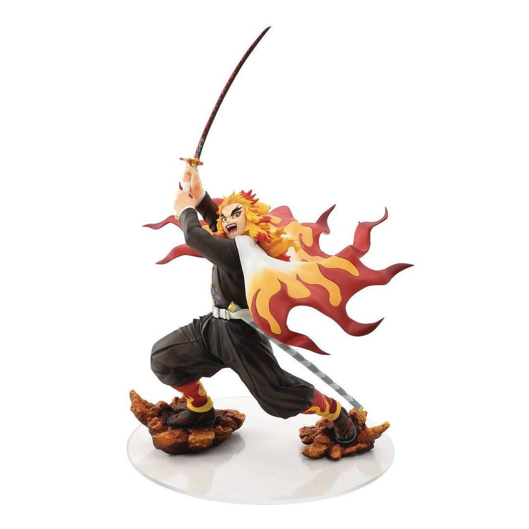 Bellfine Demon Slayer Kimetsu no Yaiba Kyojuro Rengoku 1:8 Scale PVC Figure