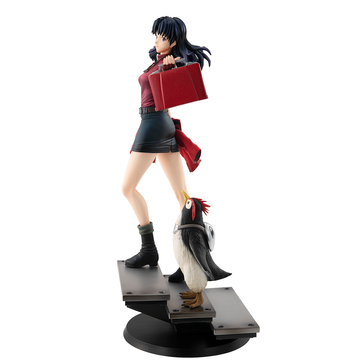 MegaHouse - Rebuild Of Evangelion Gals Series Misato & Pen Pen PVC Figure