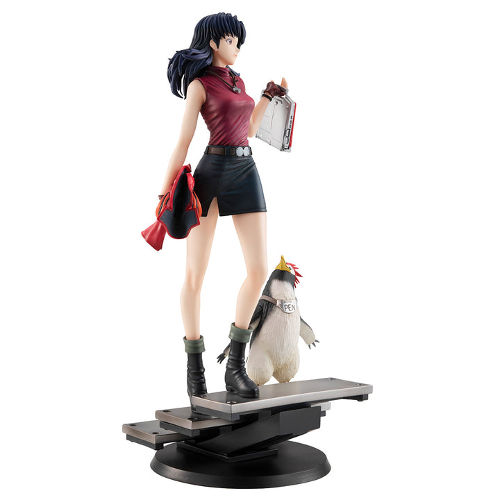 MegaHouse - Rebuild Of Evangelion Gals Series Misato & Pen Pen PVC Figure