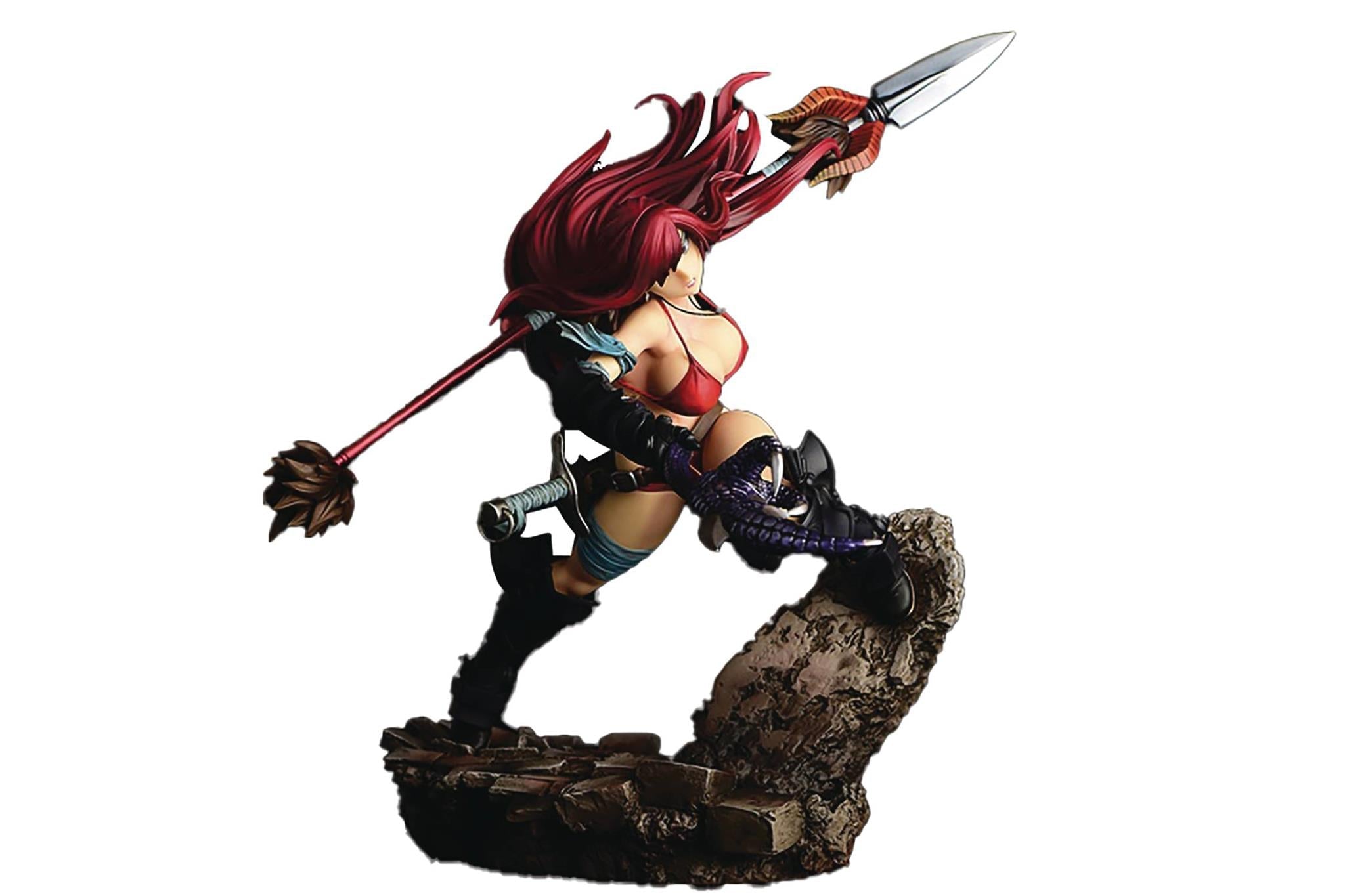 ORCATOYS Fairy Tail Erza Scarlet The Knight Black Armor Ver. 1:6 Scale PVC Figure