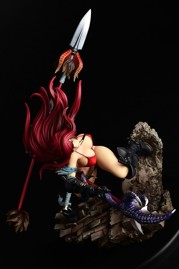 ORCATOYS Fairy Tail Erza Scarlet The Knight Black Armor Ver. 1:6 Scale PVC Figure