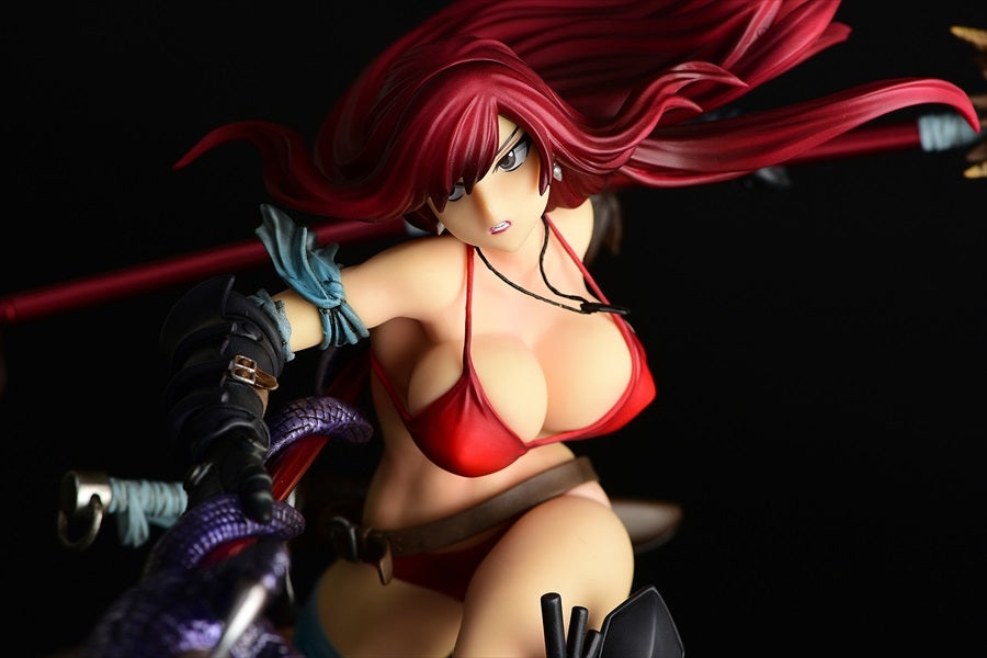 ORCATOYS Fairy Tail Erza Scarlet The Knight Black Armor Ver. 1:6 Scale PVC Figure