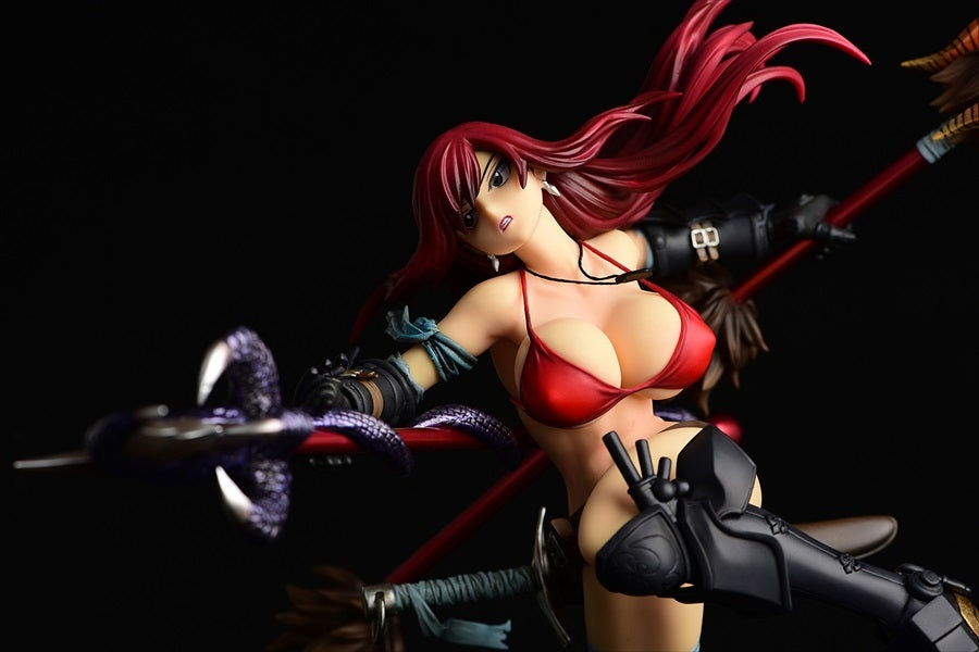 ORCATOYS Fairy Tail Erza Scarlet The Knight Black Armor Ver. 1:6 Scale PVC Figure