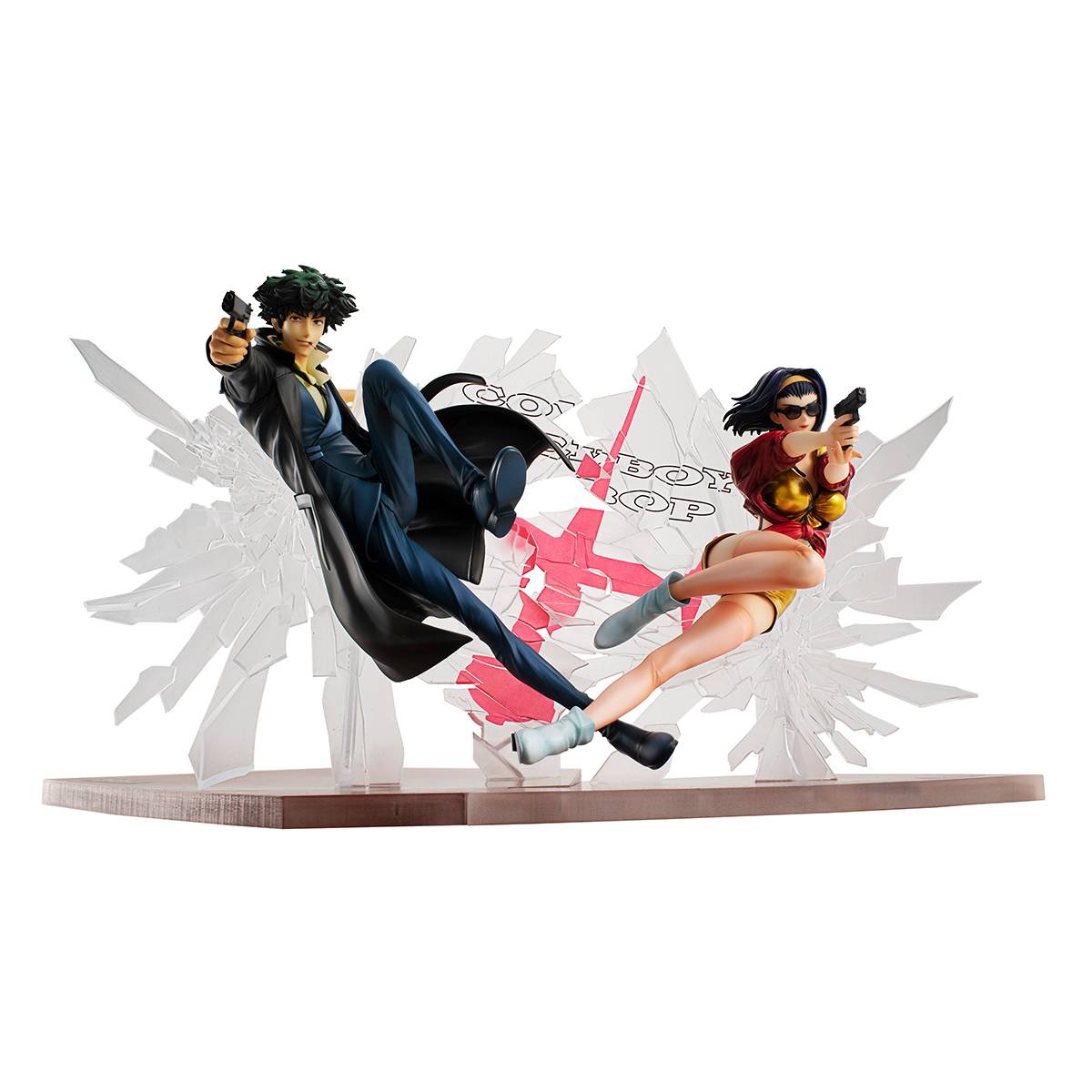 MegaHouse Cowboy Bebop Spike & Faye 1st Gig PVC Figure Set