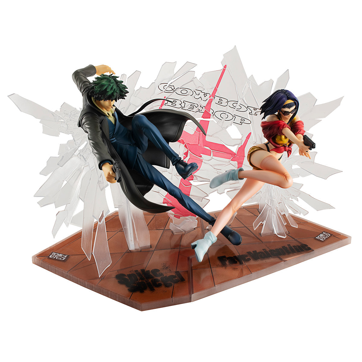 MegaHouse Cowboy Bebop Spike & Faye 1st Gig PVC Figure Set