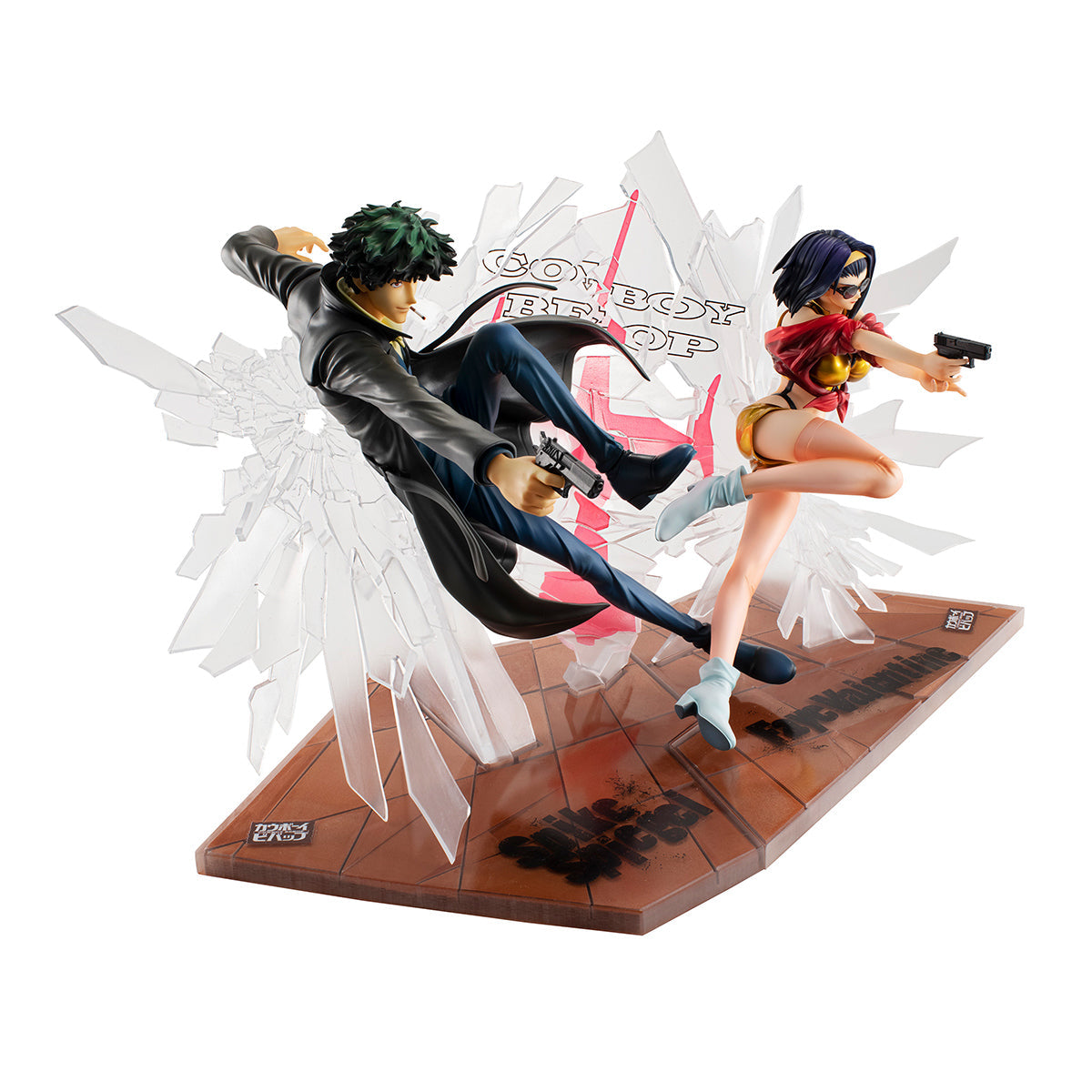 MegaHouse Cowboy Bebop Spike & Faye 1st Gig PVC Figure Set