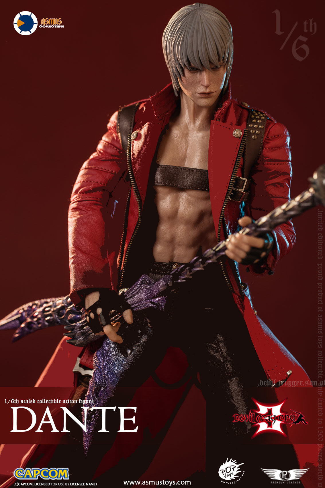 Asmus Toys Devil May Cry III Dante 1/6 Deluxe Version Action Figure
