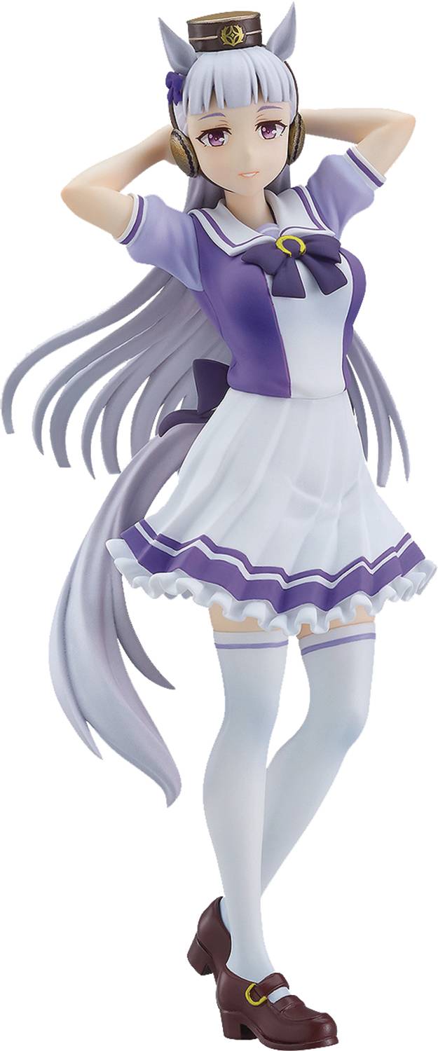 Good Smile Uma Musume Pretty Derby Gold Ship School Uniform Version Pop Up Parade PVC Figure