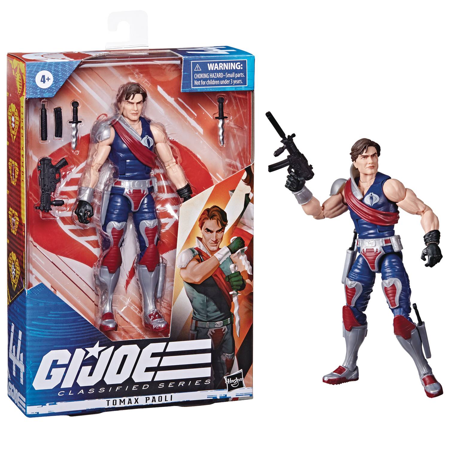 Hasbro G.I. Joe Classified Series Tomax Paoli Action Figure 6-Inch-Scale
