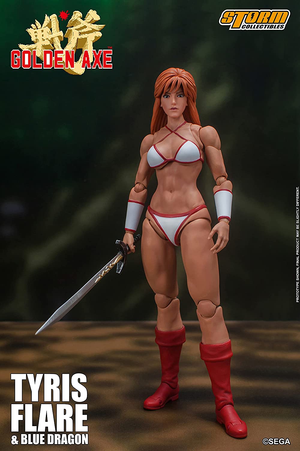 Storm Collectibles - Tyris Flare & Blue Dragon [Golden Axe] 1/12 Action Figure - Fundom